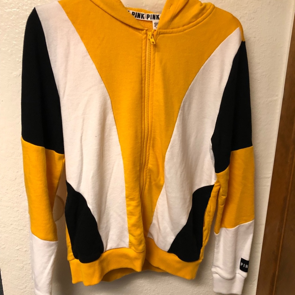 VS PINK  colorblock hoodie